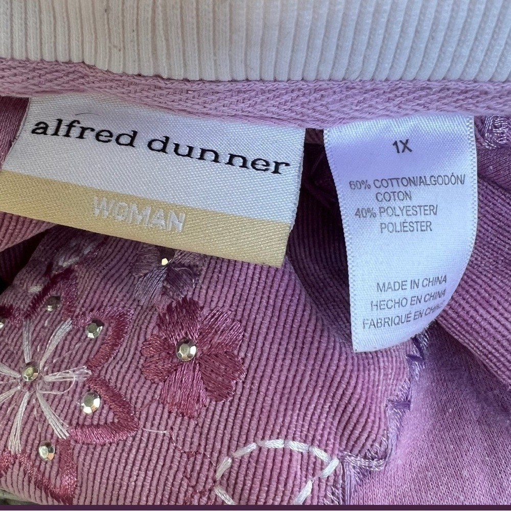Alfred Dunner Patchwork Embellished Embroidered C… - image 6